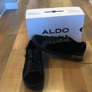 Karloz- black velvet men’s shoes